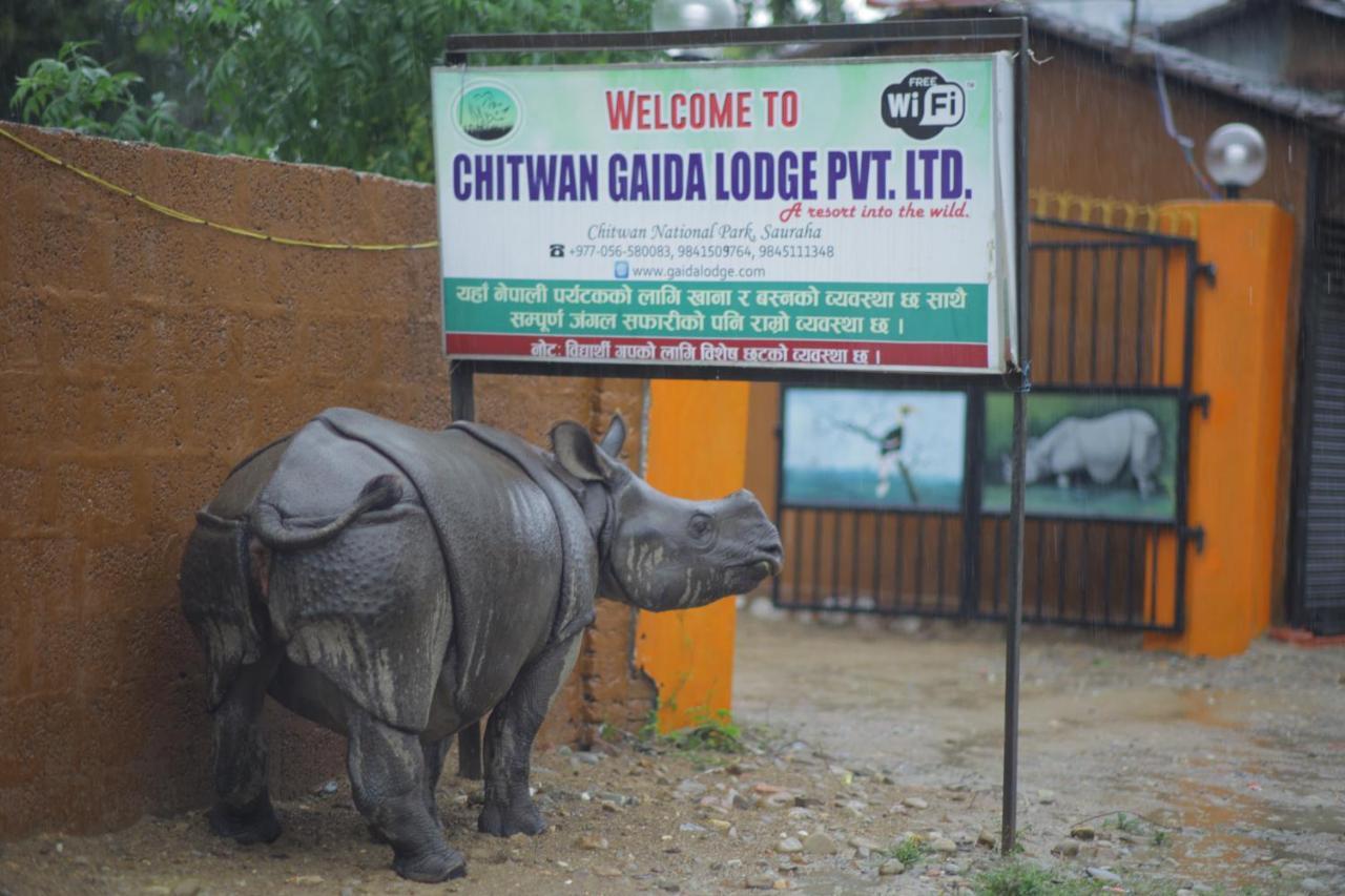 Chitwan Gaida Lodge - Animal Lovers & Birdwatchers Paradise Sauraha Exteriér fotografie