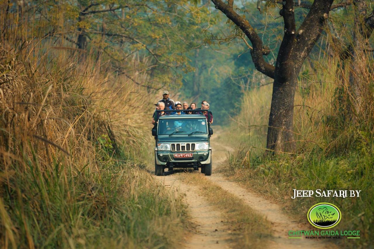 Chitwan Gaida Lodge - Animal Lovers & Birdwatchers Paradise Sauraha Exteriér fotografie